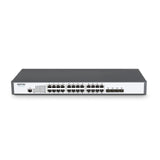 S5300-24T4X, 24-Port Ethernet L2+ Access Switch, 24x GE RJ45 Ports with 4x 10GE SFP+ Uplinks, Stackable Switch, Fanless