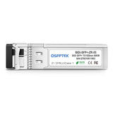 Brocade 10G-SFPP-BXD-80K Compatible 10GBASE-BX80-D BiDi SFP+ 1550nm-TX/1490nm-RX 80km DDM LC SMF Transceiver