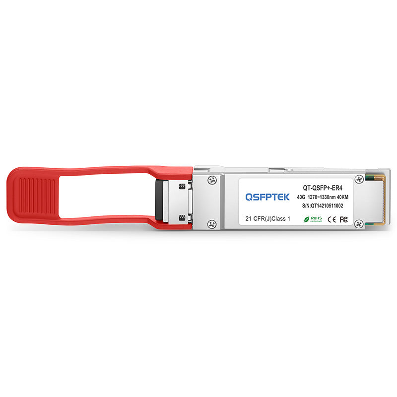 Juniper QSFP-40G-ER4 Compatible 40GBASE-ER4 QSFP+ 1310nm 40km Optical Transceiver Module