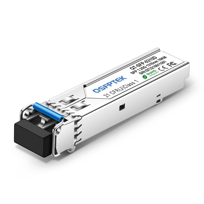 Cisco GLC-LX-SM-RGD Compatible 1000BASE-LX/LH SFP 1310nm 10km Optical Transceiver Module