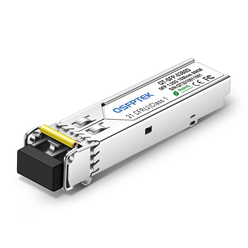 Arista Networks SFP-1G-EX-80 Compatible 1000BASE-ZX SFP 1550nm 80km Optical Transceiver Module