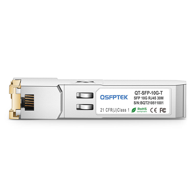 Mellanox MFM1T02A-T 10G-SFPP-T Compatible 10GBASE-T SFP+ Copper RJ-45 30m Transceiver Module