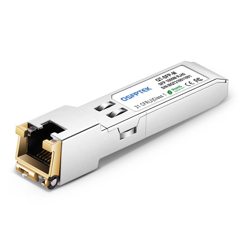 Cisco GLC-TE-I Compatible 1000BASE-T SFP RJ45 100m Industrial Copper Transceiver