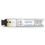 Cisco Compatible 1000BASE-BX BiDi SFP 1550nm-TX/1310nm-RX 20km DOM SC SMF Transceiver Module