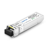 Brocade 10G-SFPP-BXU-80K Compatible 10GBASE-BX80-U BiDi SFP+ 1490nm-TX/1550nm-RX 80km DDM LC SMF Transceiver